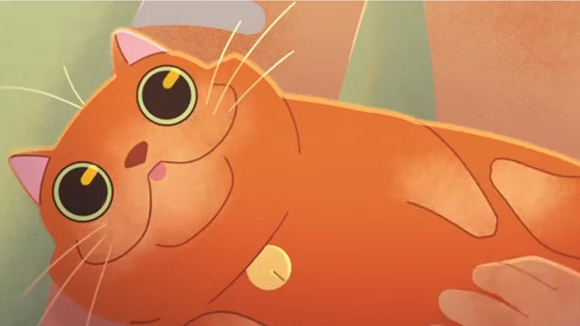 Catfish - happy orange cartoon cat Roger