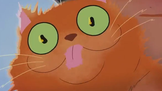 Catfish - orange cartoon cat Roger looking shocked