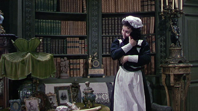 Footsteps in the Fog - Lily Jean Simmons hugging black cat Missy