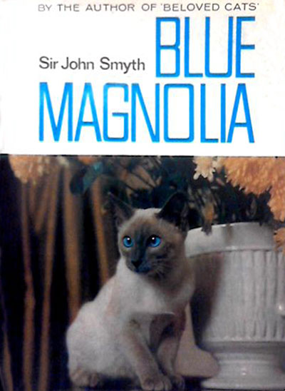 Look at Life - The Price of Valour - Siamese cat on book cover of Blue Magnolia