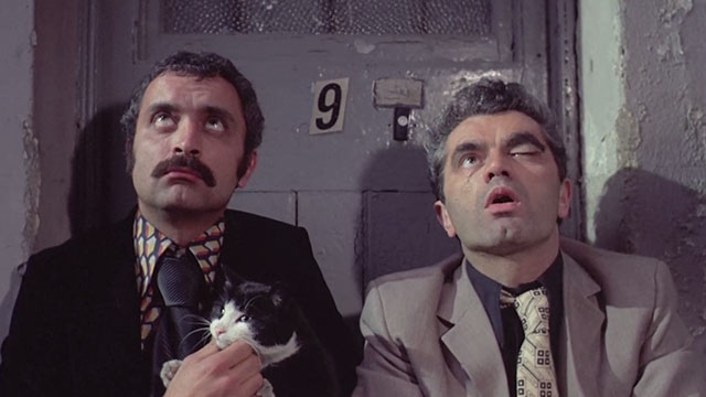 Ooh You Are Awful Get Charlie Tully - Mancini John Louis Mansi and Mafioso Frank Coda with tuxedo cat