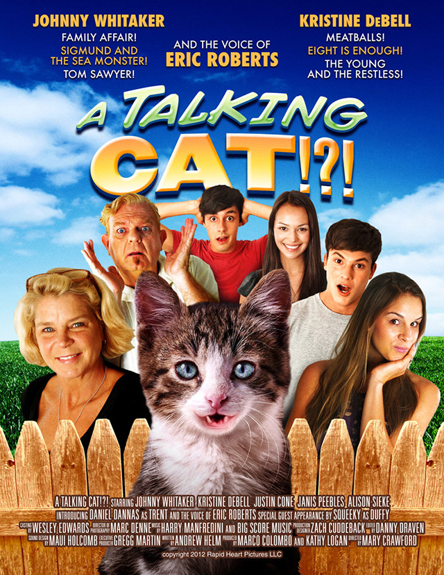 A Talking Cat!?! - movie poster with different kitten