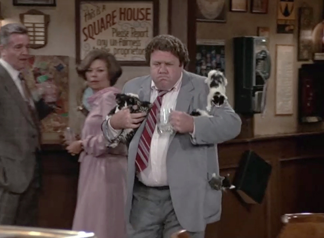 Cheers - The Cape Cad - Norm George Wendt carrying numerous kittens to the bar