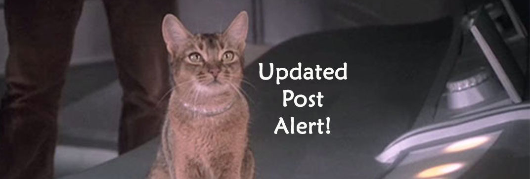 The Cat From Outer Space Post Update